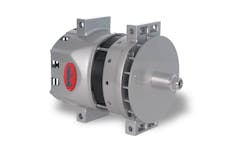 Delco Remy’s 40SI High Output Brushless Alternator is available in output ranging from 240 to 320 amps, 160 to 190 at idle. Additionally, unique remote sense technology utilizes a second wire that reads the actual voltage at the battery to tell the regulator to increase its voltage output to compensate for the voltage charge loss, ensuring a constant 14 volts at the battery. Delco Remy said this feature can help reduce battery charge time by 50%. Delco Remy’s 40SI High Output Brushless Alternator is available in output ranging from 240 to 320 amps, 160 to 190 at idle. Additionally, unique remote sense technology utilizes a second wire that reads the actual voltage at the battery to tell the regulator to increase its voltage output to compensate for the voltage charge loss, ensuring a constant 14 volts at the battery. Delco Remy said this feature can help reduce battery charge time by 50%.