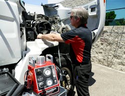 As long as you can inject smoke into a system and cap off the opposite end, you can use a smoke machine to pinpoint the location of a leak. As long as you can inject smoke into a system and cap off the opposite end, you can use a smoke machine to pinpoint the location of a leak.