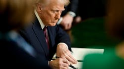 President Donald Trump signs an executive order on the first day of his second term in office. President Donald Trump signs an executive order on the first day of his second term in office.