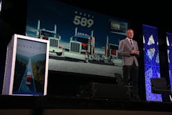 Jason Skoog, former GM of Peterbilt Motors Company, gave the keynote at the 2025 Heavy Duty Aftermarket Dialogue in Grapevine, Texas, on Jan. 20. He left the company a week later due to 'personal reasons,' the company said. Jason Skoog, former GM of Peterbilt Motors Company, gave the keynote at the 2025 Heavy Duty Aftermarket Dialogue in Grapevine, Texas, on Jan. 20. He left the company a week later due to 'personal reasons,' the company said.