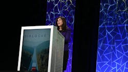 Ana Meuwissen, SVP of government affairs for MEMA, speaks about tariffs at Heavy Duty Aftermarket Dialogue in January 2025. Ana Meuwissen, SVP of government affairs for MEMA, speaks about tariffs at Heavy Duty Aftermarket Dialogue in January 2025.