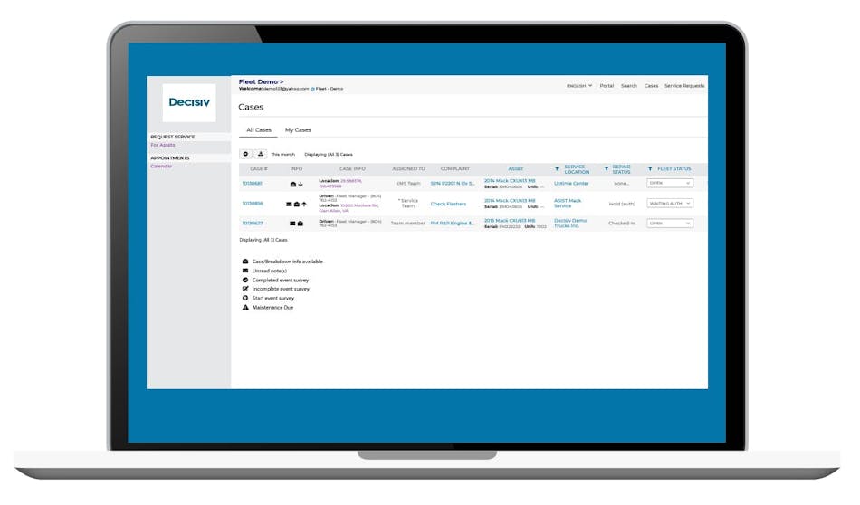 Decisiv lets techs collaborate on a job online, even when they're not in the shop. Decisiv lets techs collaborate on a job online, even when they're not in the shop.