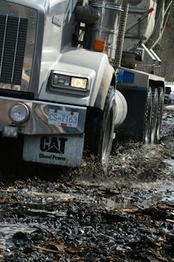 When you operate in the mud, dirt-cheap economy tires are not your best bet. Spec for what provides the best traction and performance. When you operate in the mud, dirt-cheap economy tires are not your best bet. Spec for what provides the best traction and performance.