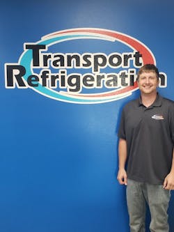 Nathan Morris serves as a reefer technician for Transport Refrigeration, Inc. in De Pere, Wisconsin. Nathan Morris serves as a reefer technician for Transport Refrigeration, Inc. in De Pere, Wisconsin.