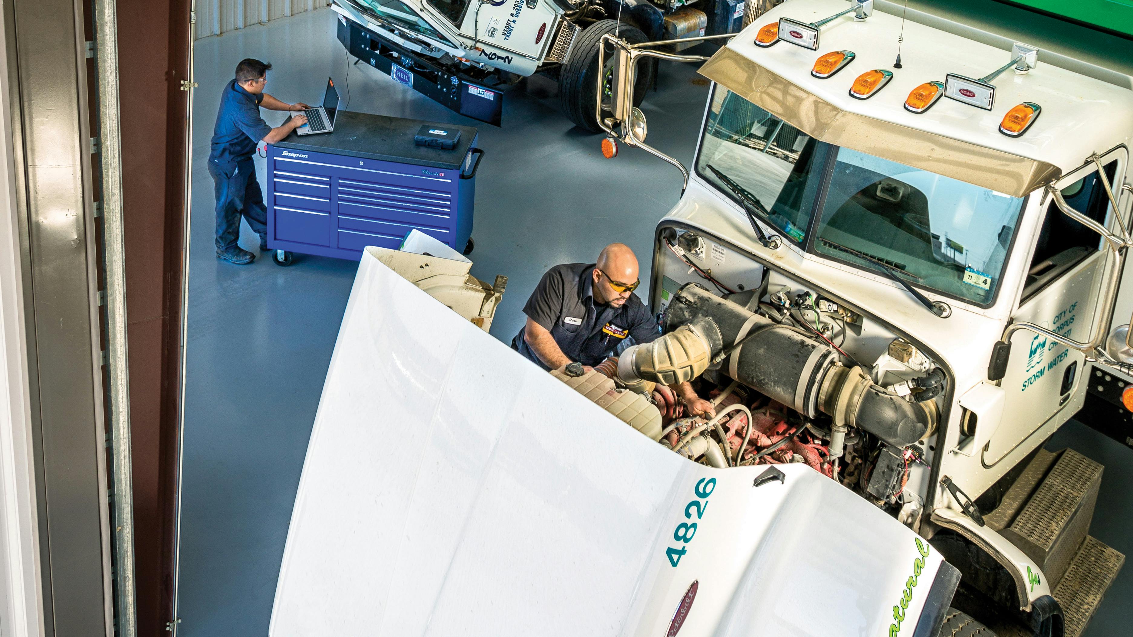 A lot goes into making a shop suitable for working on natural gas vehicles so it can become certified. Rush Truck Centers has made the necessary commitment.