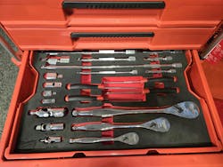 By using shadow foam in tool drawers, technicians can keep their work station organized, while ensuring no tools are left under the hood. By using shadow foam in tool drawers, technicians can keep their work station organized, while ensuring no tools are left under the hood.