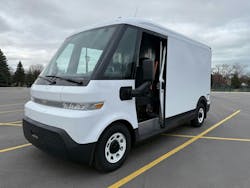 BrightDrop exterior door open BrightDrop exterior door open