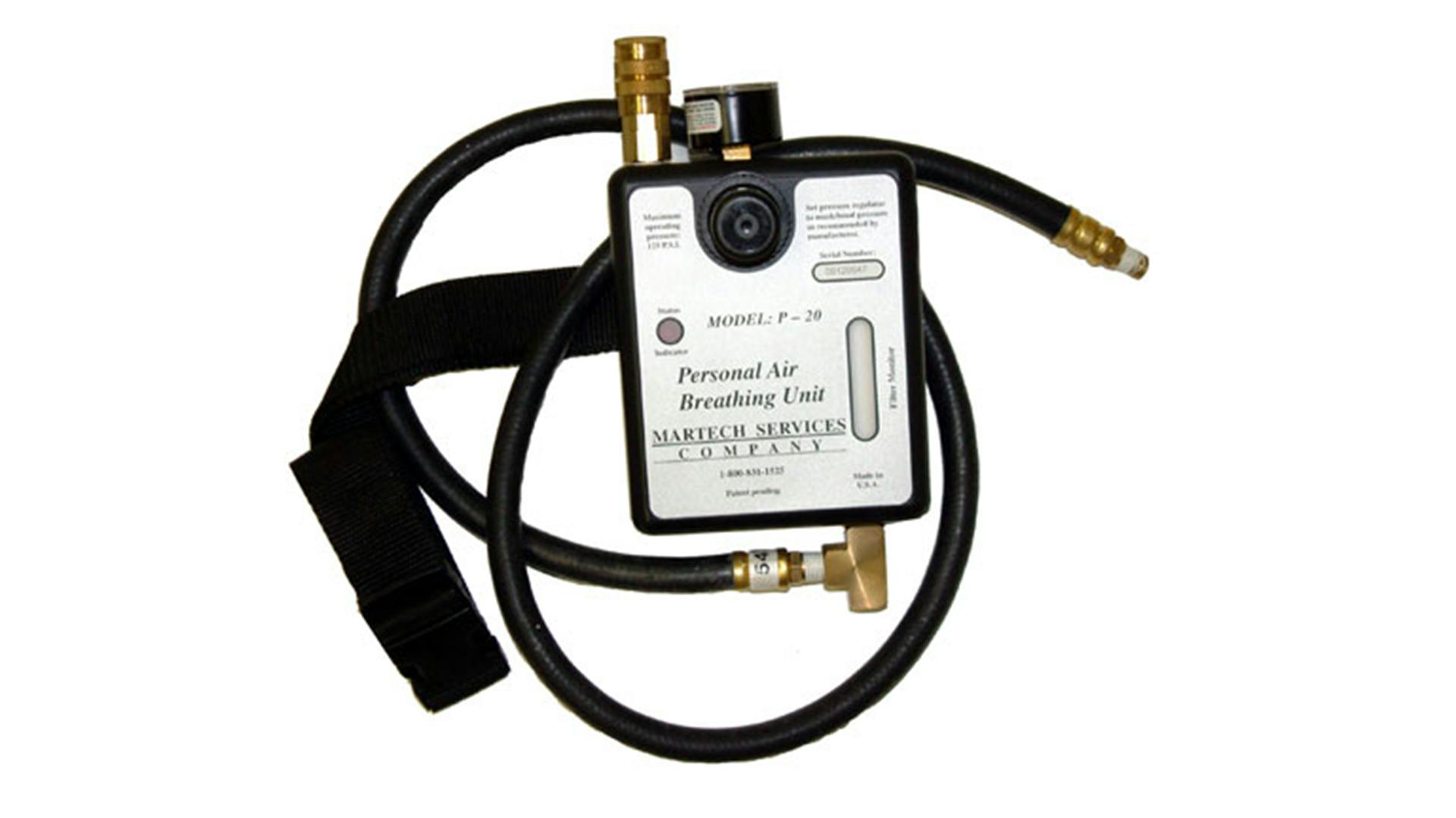 Personal Air Breathing Unit, Model P-20, from Martech Services Company