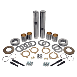 Cummins-Meritor’s ReadySet bi-metal bushing kingpin kits now cover 90% of trucks on the road for more than 4,500 make/model/year truck applications. Cummins-Meritor’s ReadySet bi-metal bushing kingpin kits now cover 90% of trucks on the road for more than 4,500 make/model/year truck applications.