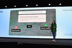 Caroline Barragan, Motive's head of product marketing, financial products, presents the auto decline notification that a fleet manager may receive when a fuel card is used away from a vehicle location. Caroline Barragan, Motive's head of product marketing, financial products, presents the auto decline notification that a fleet manager may receive when a fuel card is used away from a vehicle location.