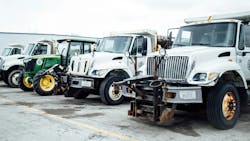 In a fleet that deploys several types of work trucks, each with their own specialty equipment, sourcing from one OEM can help standardize maintenance. In a fleet that deploys several types of work trucks, each with their own specialty equipment, sourcing from one OEM can help standardize maintenance.