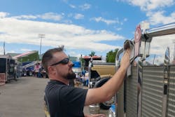 Cleaning sprays such as BullSnot’s AlumABull can provide a lustrous finish to chrome and aluminum, and also fight oxidation. Cleaning sprays such as BullSnot’s AlumABull can provide a lustrous finish to chrome and aluminum, and also fight oxidation.