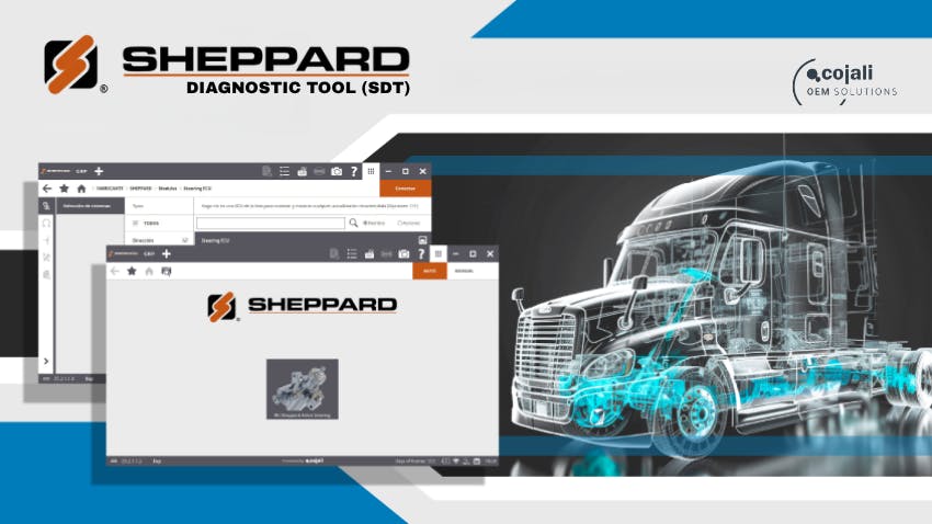 The Sheppard Diagnostic Tool (SDT) provides comprehensive coverage for Sheppard Active Steering products and step-by-step interactive guidance, and more.