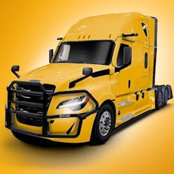 The XG-150G3-CASCADIA guard from Ex-Guard offers protection to the fifth-generation Freightliner Cascadia's bumper, grille, radiator, collision mitigation radar sensors, hood, and headlights. The XG-150G3-CASCADIA guard from Ex-Guard offers protection to the fifth-generation Freightliner Cascadia's bumper, grille, radiator, collision mitigation radar sensors, hood, and headlights.