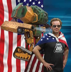 PitPro's head of engineering, Gui Cavalcanti, has been at the forefront of unconventional robot use cases. He worked at Boston Dynamics before co-founding MegaBots, a giant fighting robot maker. In 2017, he co-piloted two giant mechs against a Japanese rival in an anime battle come to life. PitPro's head of engineering, Gui Cavalcanti, has been at the forefront of unconventional robot use cases. He worked at Boston Dynamics before co-founding MegaBots, a giant fighting robot maker. In 2017, he co-piloted two giant mechs against a Japanese rival in an anime battle come to life.