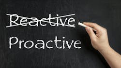 Reactive vs. proactive Reactive vs. proactive