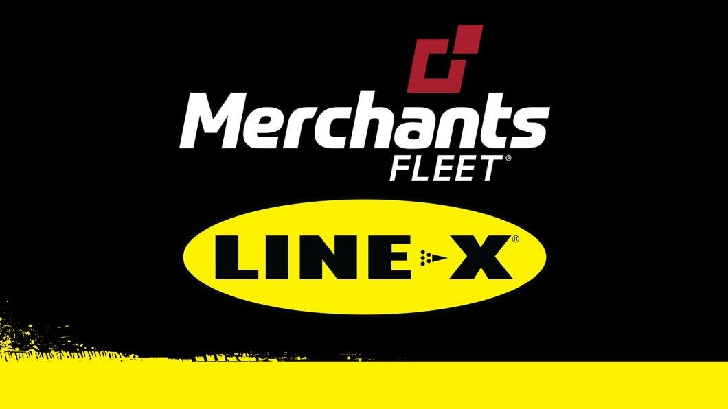 Merchants Fleet and LINE-X Logos