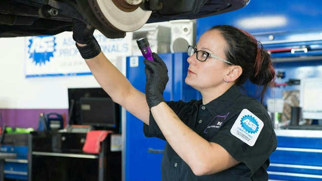 ASE Female Technician