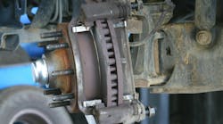 Brake rotor on a truck Dreamstime Brake rotor on a truck Dreamstime