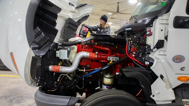 Fleetguard maintenance woman