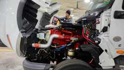 Fleetguard maintenance woman Fleetguard maintenance woman