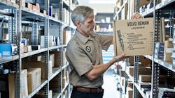 Volvo remanned products in parts store Volvo remanned products in parts store