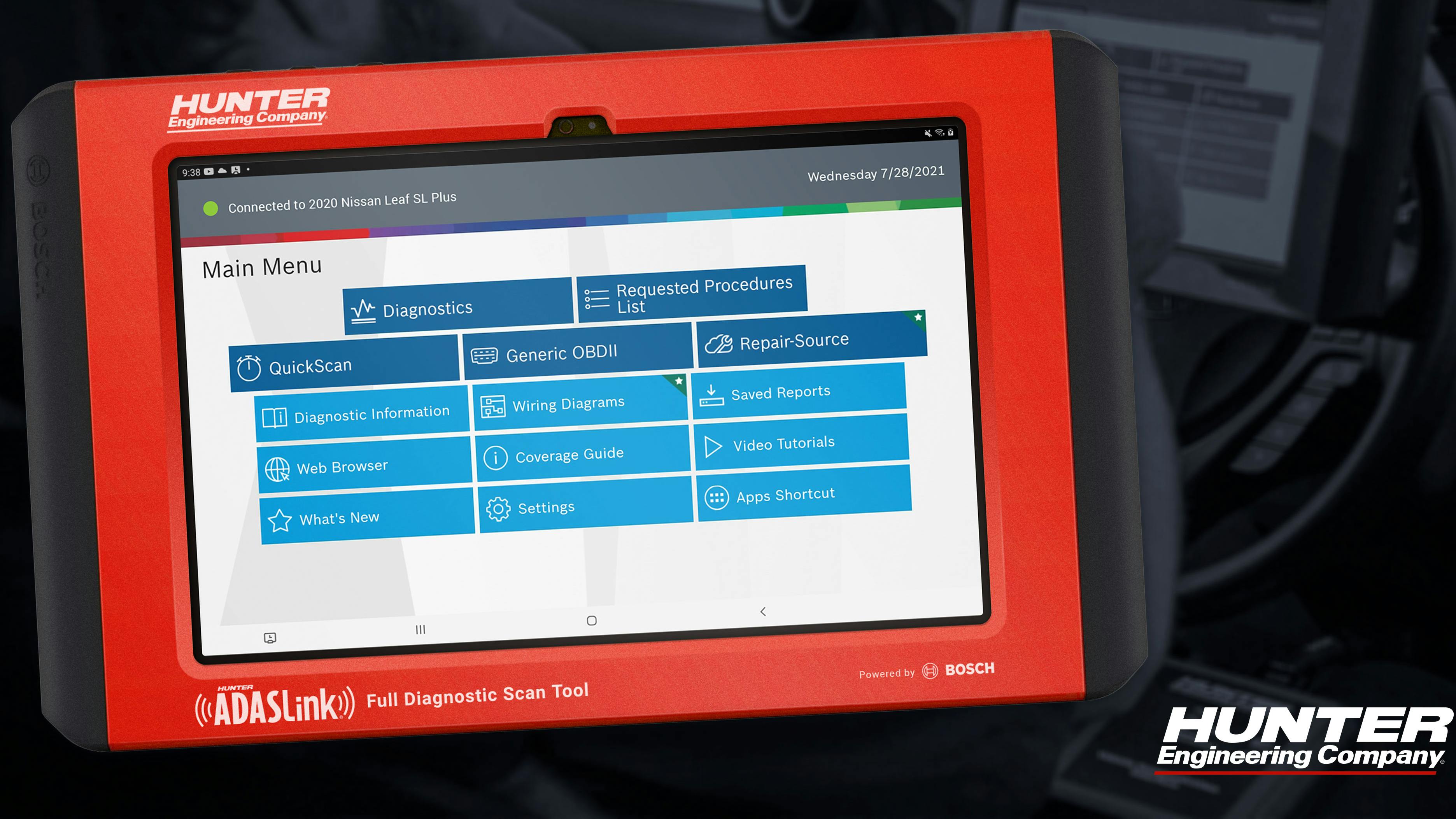 Hunter Engineering ADASLink software update