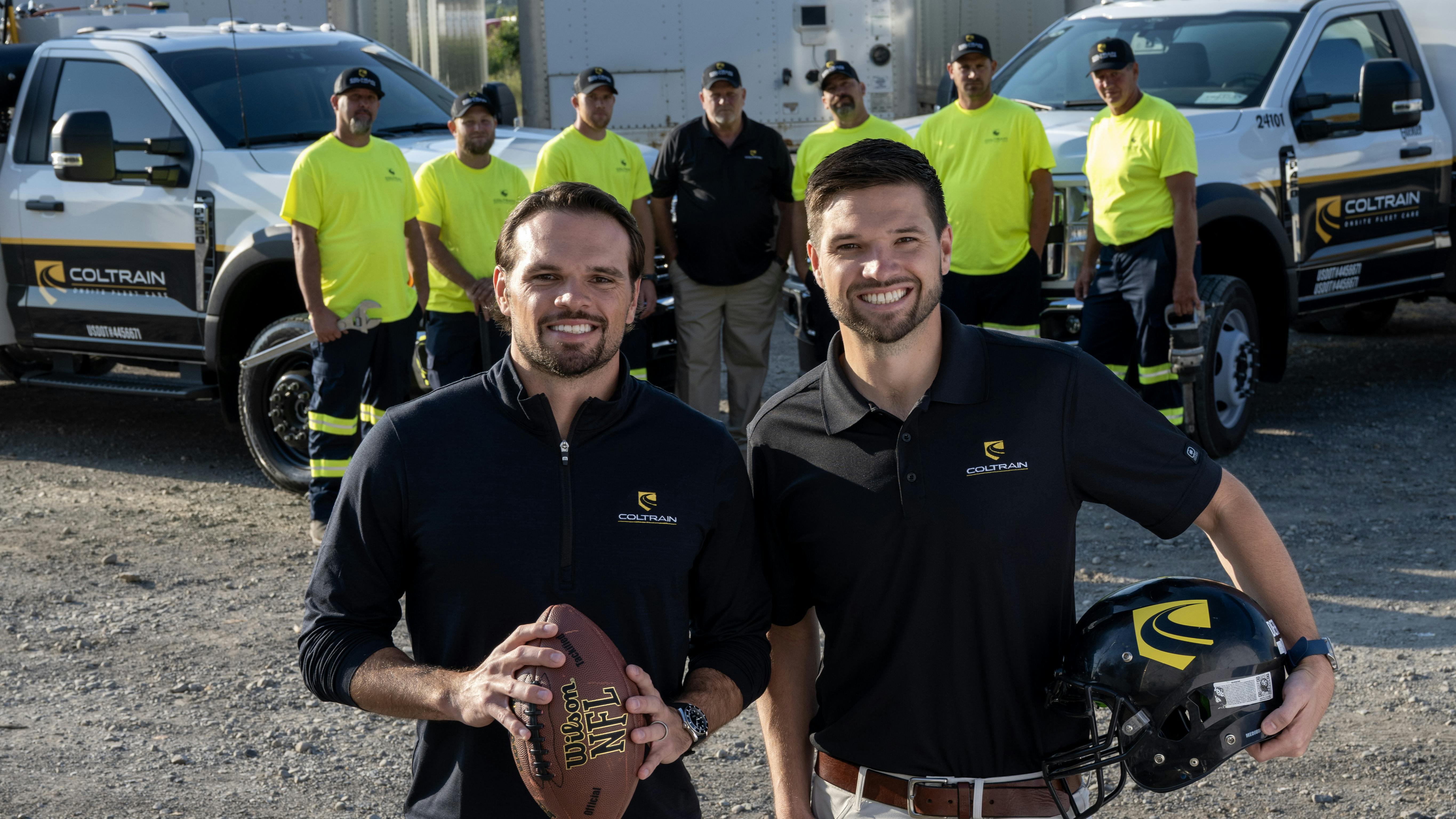 Left to right: Kyle and Kevin Coltrrain, owners of Coltrain Onsite Fleet Care
