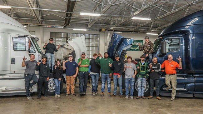 Holt Truck Centers donates five trucks to trade schools
