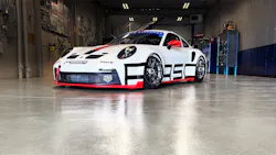 Valentine Performance Detailing’s Garage Gloss with car Valentine Performance Detailing’s Garage Gloss with car