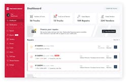 Find Truck Service dashboard Find Truck Service dashboard