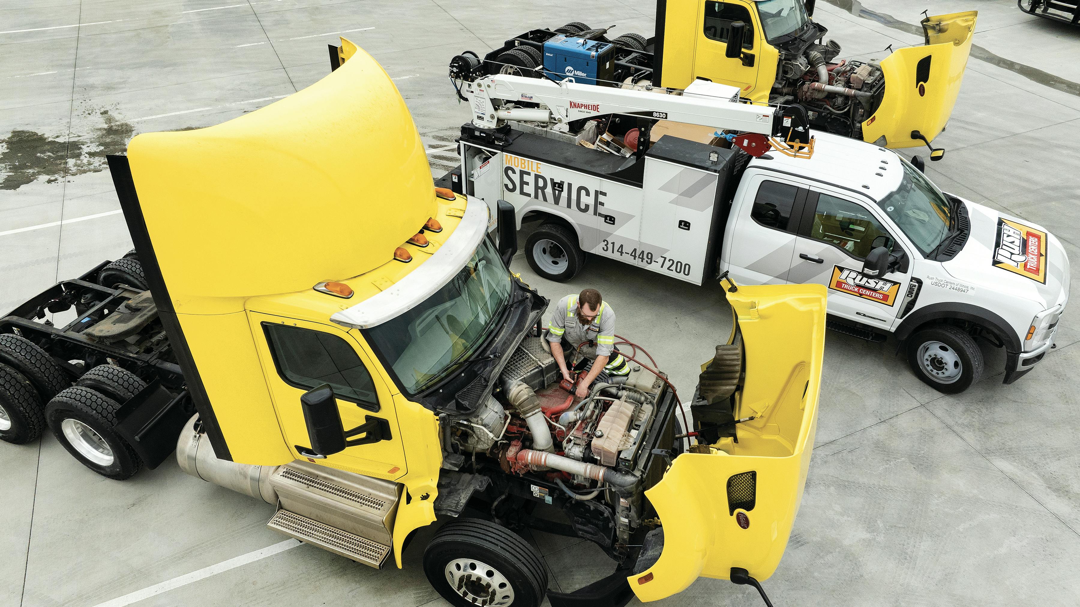 Rush Enterprises outsourced maintenance