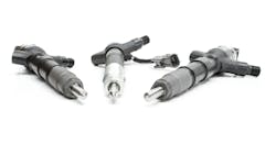 Diesel fuel injectors with new nozzles Diesel fuel injectors with new nozzles