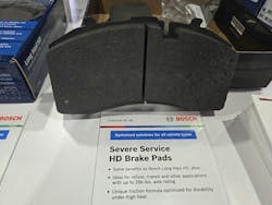 The Severe Service HD brake pads are ideal for applications up to 28,000 lbs. axle rating. The Severe Service HD brake pads are ideal for applications up to 28,000 lbs. axle rating.