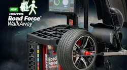 Hunter roadforce walkaway wheel balancer