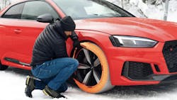 ISSE North America tire sock installation ISSE North America tire sock installation