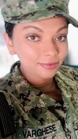 Before becoming a recruiter for Ryder, Suzanne Varghese spent several years maintaining and troubleshooting gas turbine enignes for the Navy. Before becoming a recruiter for Ryder, Suzanne Varghese spent several years maintaining and troubleshooting gas turbine enignes for the Navy.