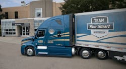 Though the average Class 8 truck gets around 7 mpg, NACFE reported that Henry Albert, CEO of Albert Transport, a participant in the 2025 Run on Less event, has used modern and readily available equipment and best practices to achieve a lifetime average of 10.5 mpg on his 2022 Freightliner Cascadia. His personal best driving the truck was 13.7 mpg. Though the average Class 8 truck gets around 7 mpg, NACFE reported that Henry Albert, CEO of Albert Transport, a participant in the 2025 Run on Less event, has used modern and readily available equipment and best practices to achieve a lifetime average of 10.5 mpg on his 2022 Freightliner Cascadia. His personal best driving the truck was 13.7 mpg.