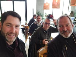 The Fleet Lead editors (L to R: John Hitch, Jason McDaniel, Josh Fisher, and Kevin Jones) met in Brooklyn for the reveal of the Mack Pioneer in April 2025. The Fleet Lead editors (L to R: John Hitch, Jason McDaniel, Josh Fisher, and Kevin Jones) met in Brooklyn for the reveal of the Mack Pioneer in April 2025.