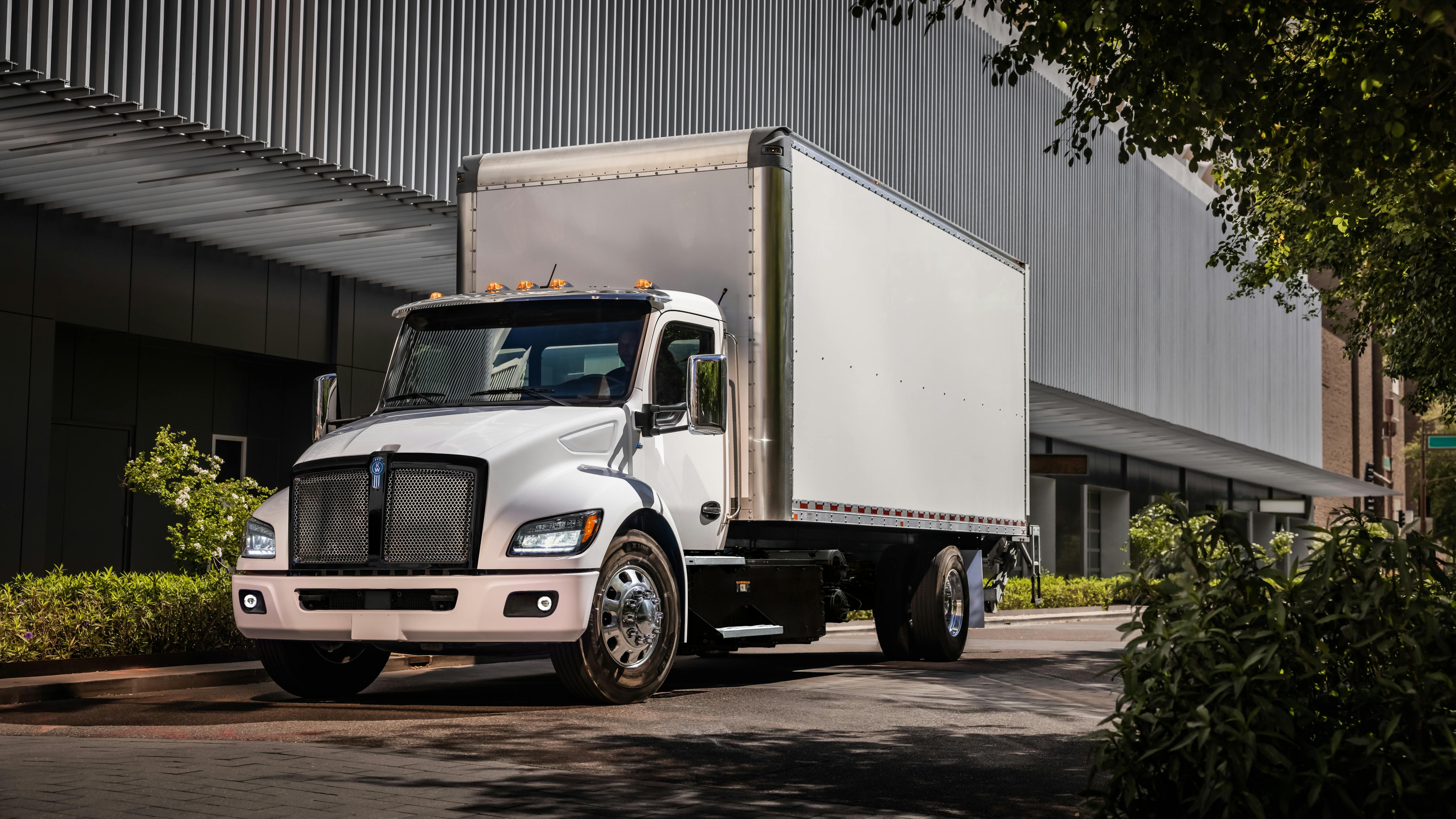 Kenworth medium-duty battery-electric trucks