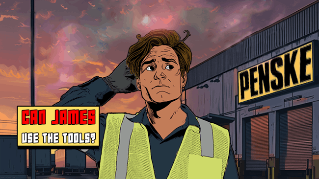 Penske Truck Leasing Comic Book Cover