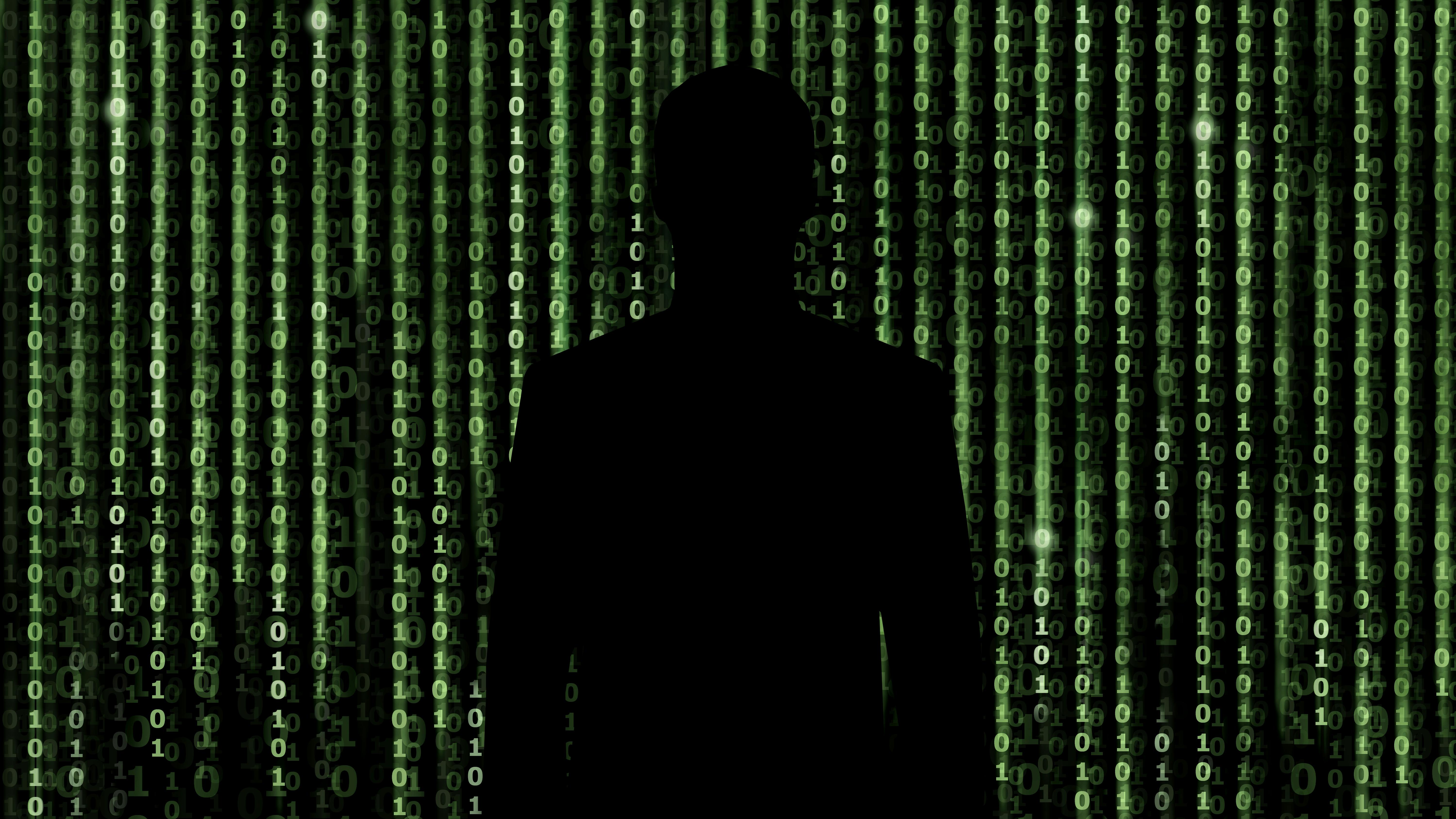 Man in the Matrix silhouette technician shortage