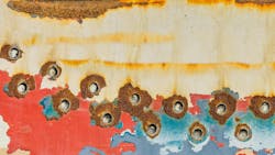 Corroded metal Getty Corroded metal Getty