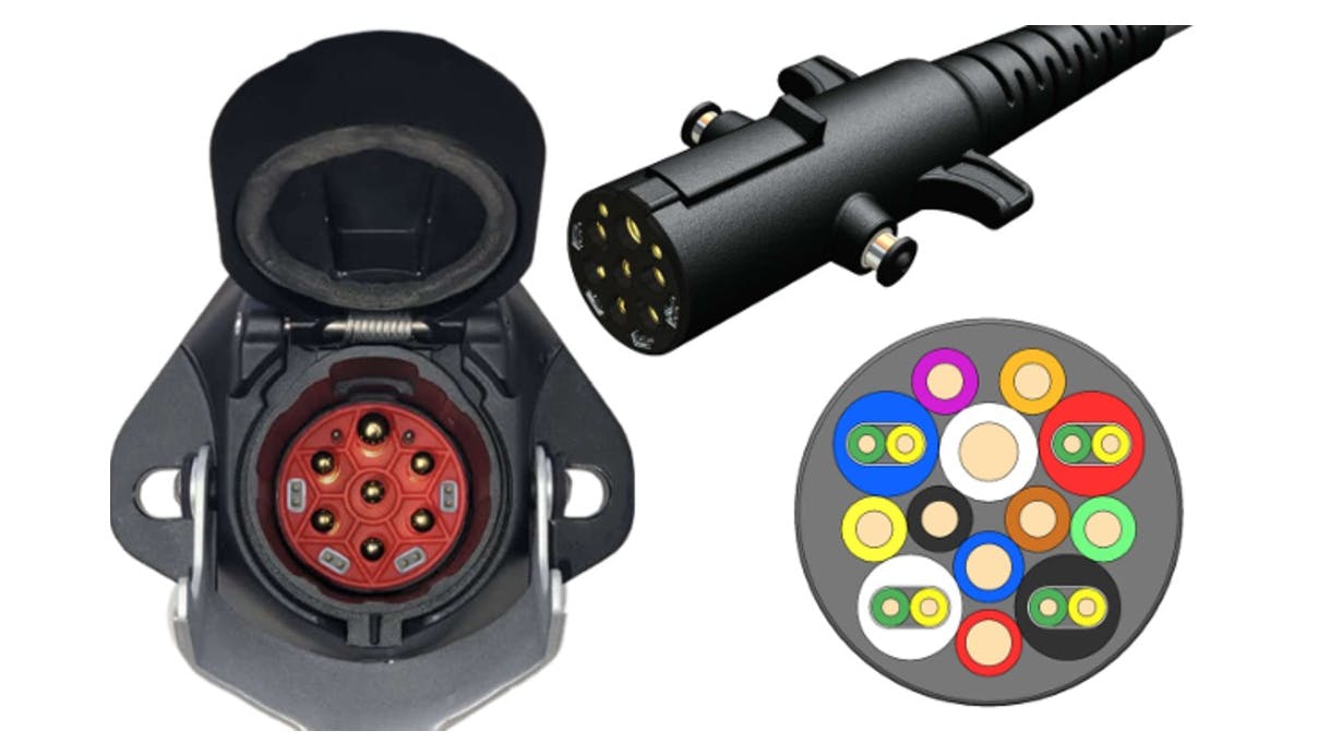 17-Way Tractor-Trailer connection System