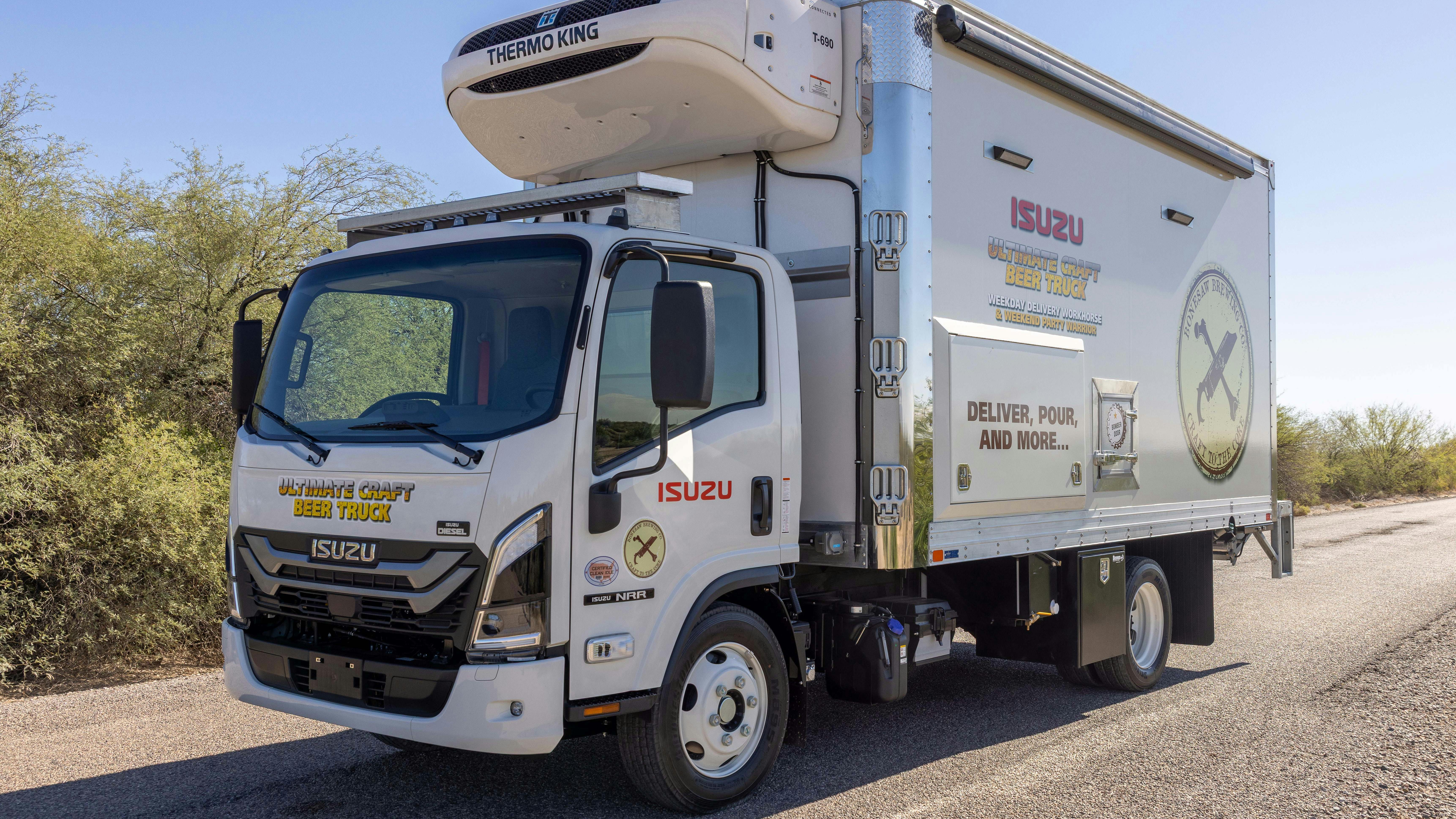 Isuzu Wrapmate beer truck