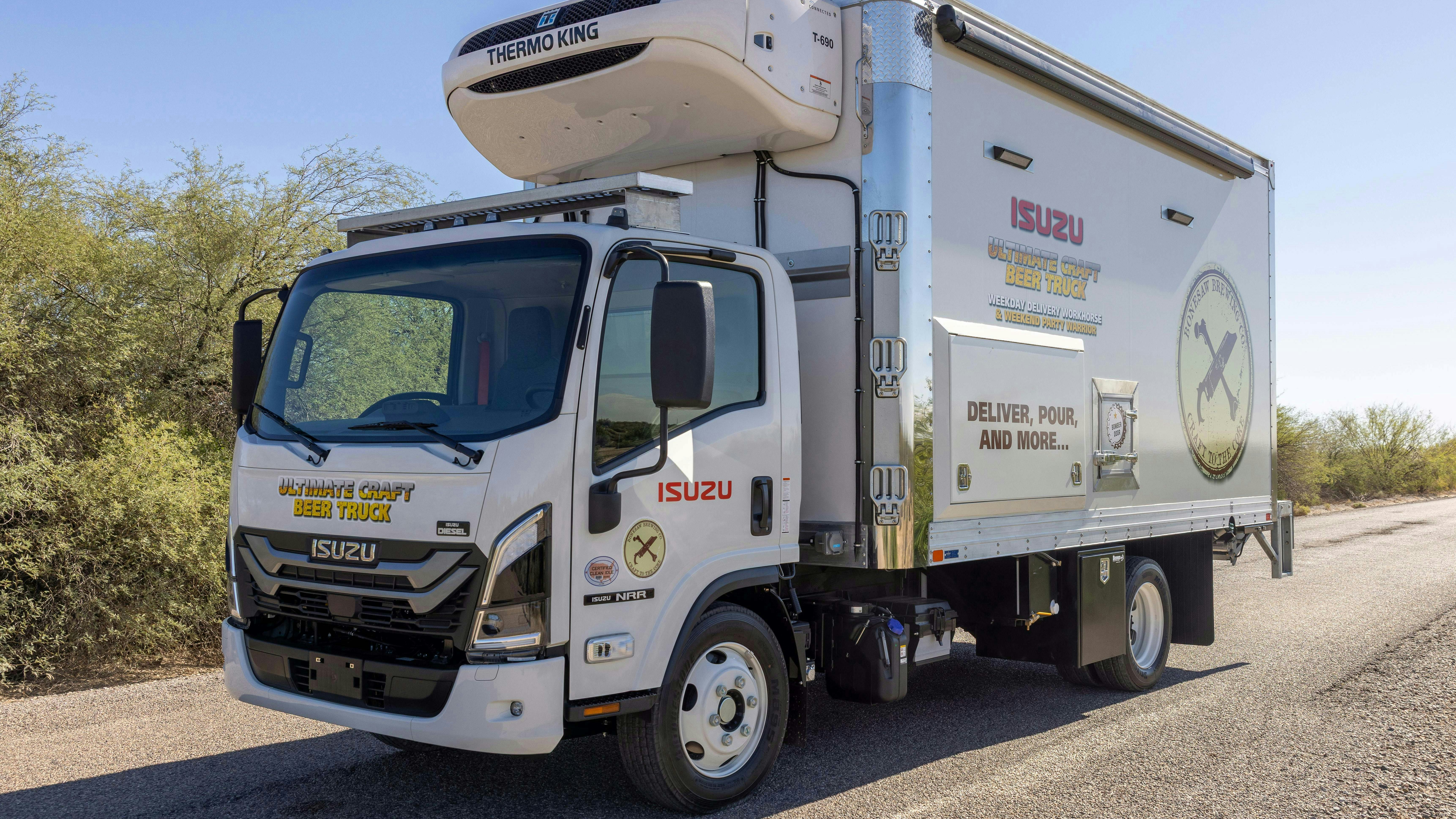 Isuzu Wrapmate beer truck