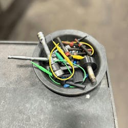 Albin also added cupholders and other small containers for hardware like bolts and terminals. Albin also added cupholders and other small containers for hardware like bolts and terminals.