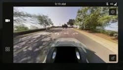 CommandView provides of a display of the front of the truck with the hood removed for better visibility. CommandView provides of a display of the front of the truck with the hood removed for better visibility.