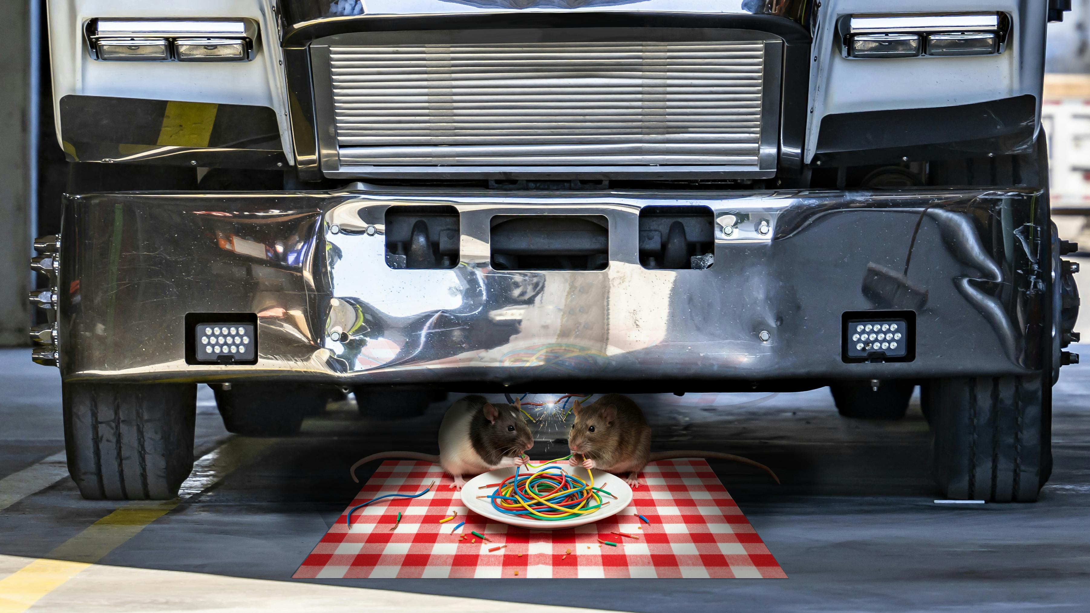 Rat dinner date Shutterstock AI