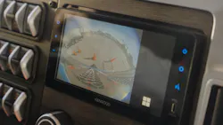 DTNA’s Exterior Camera System for the OEM’s vocational and medium-duty trucks is installed at the factory for better reliability. DTNA’s Exterior Camera System for the OEM’s vocational and medium-duty trucks is installed at the factory for better reliability.